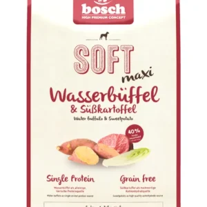 Neu Im Sortiment bosch SOFT Maxi Wasserbüffel & Süßkartoffel 12,5kg Hundetrockenfutter
